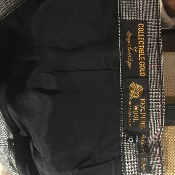 Plaid Wool Shorts by Giorgio Sant' Angelo - Picture 7 of 8